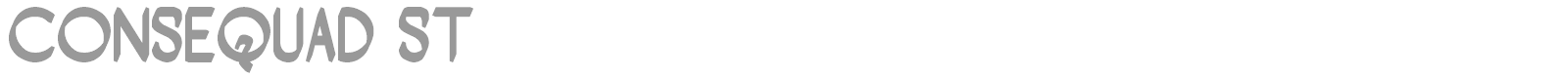 Consequad St font preview